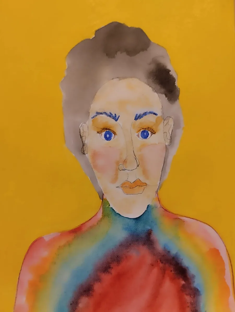 Außen Angst, Innen Liebe – Kunstwerk von Christin Nolte