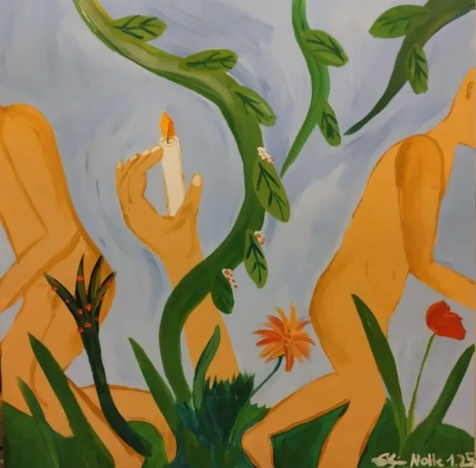Die Hoffnung stirbt zuletzt – Kunstwerk von Christin Nolte
